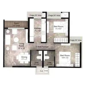 Home Satyam Queens Necklace 2BHK<br />